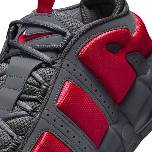 Nike Air More Uptempo Low "Dark Grey/Light Crimson"