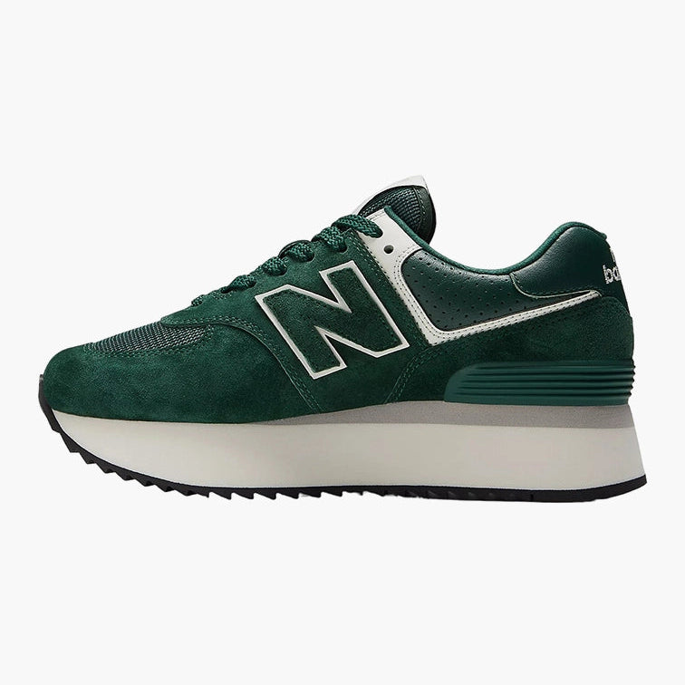 New Balance 574 Platform Sneakers Green/white.
