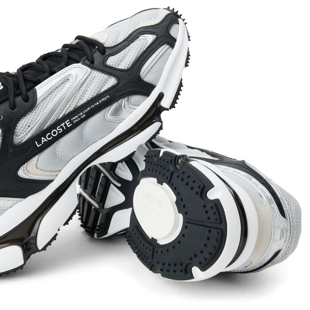 Lacoste L003 2K24 Mesh – Black, White, Light Grey