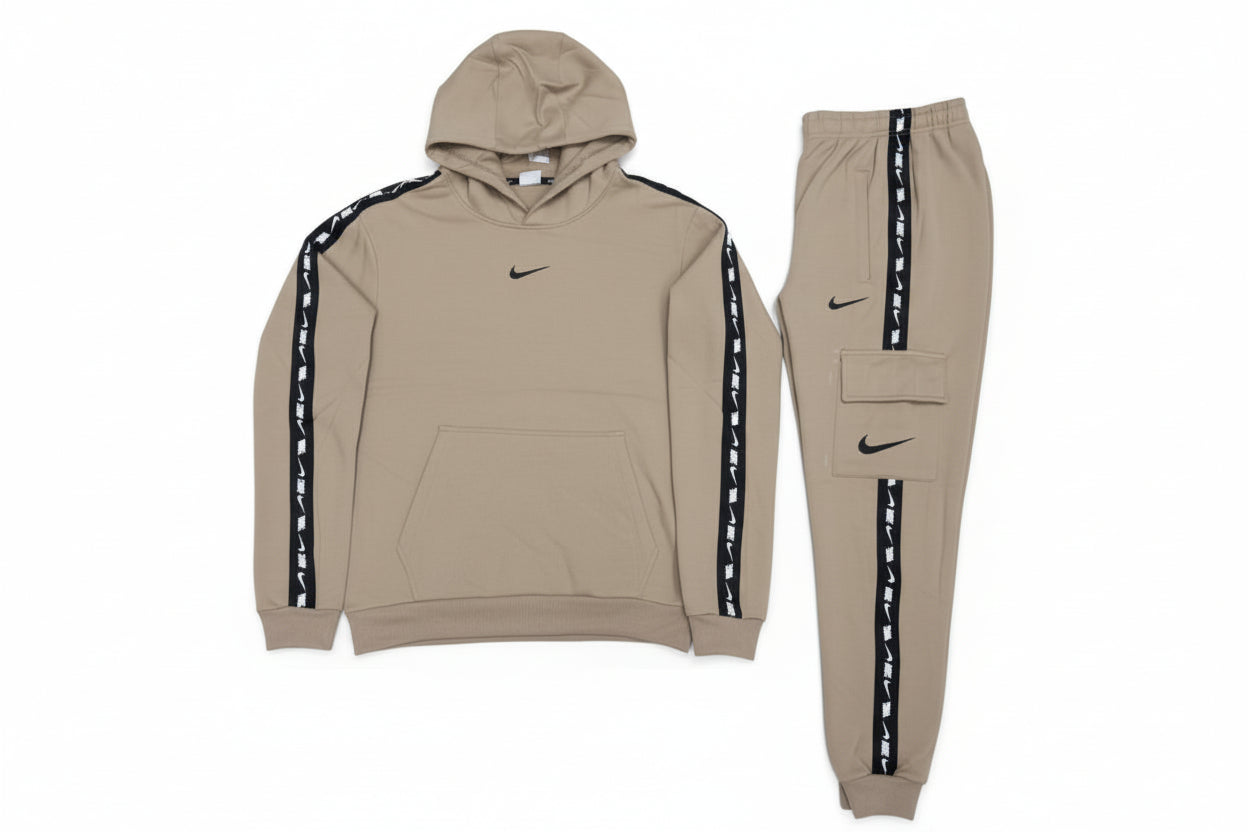 Nike Tech Fleece Logo Tape Tracksuit
