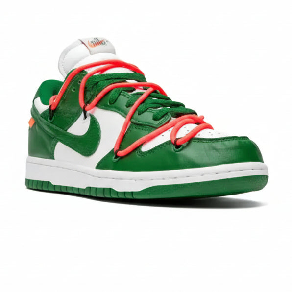 Nike X Off-White Dunk Low "Pine Green" Sneakers Prestige Stride
