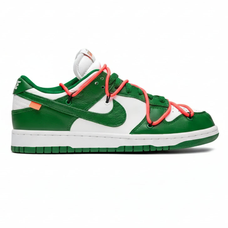 Nike X Off-White Dunk Low "Pine Green" Sneakers Prestige Stride