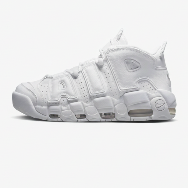 Nike Air More Uptempo 'Triple White Prestige Stride