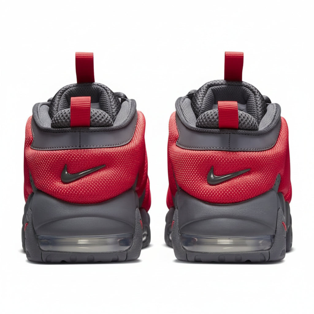 Nike Air More Uptempo Low "Dark Grey/Light Crimson"