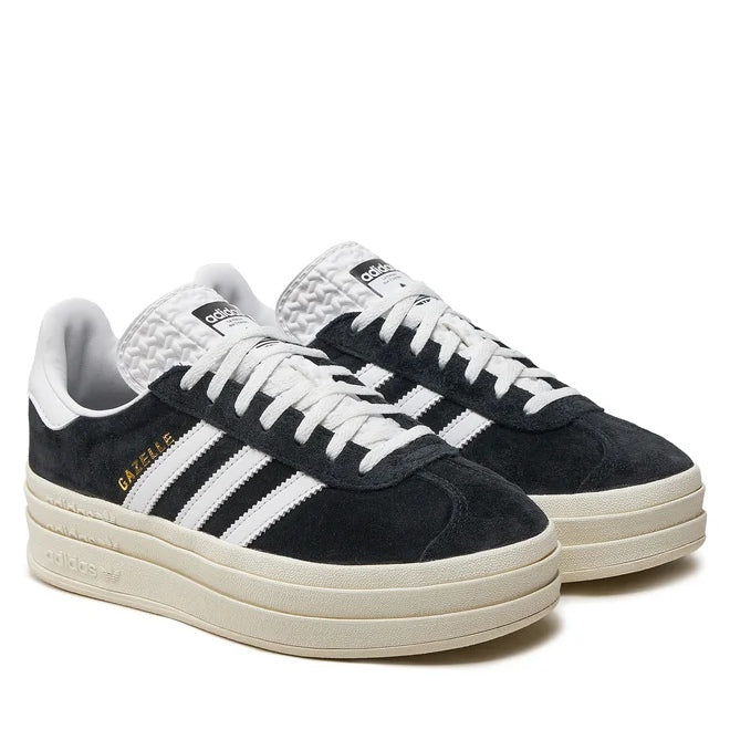 Adidas Gazelle – White and Black Prestige Stride