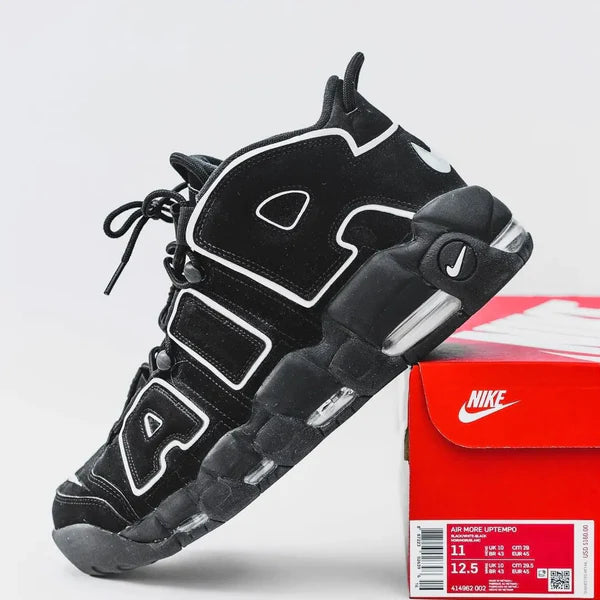 Nike Air More Uptempo - Black White Prestige Stride