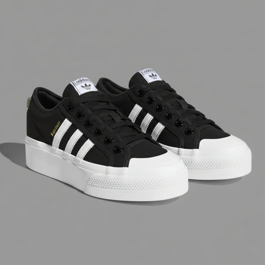 Adidas Originals Nizza Platform Sneakers Black/White
