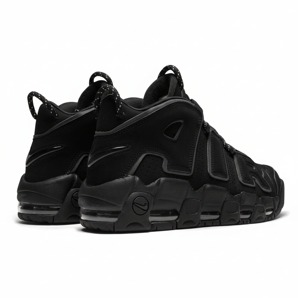Nike Air More Uptempo 'Reflective' or 'Triple Black' Sneakers