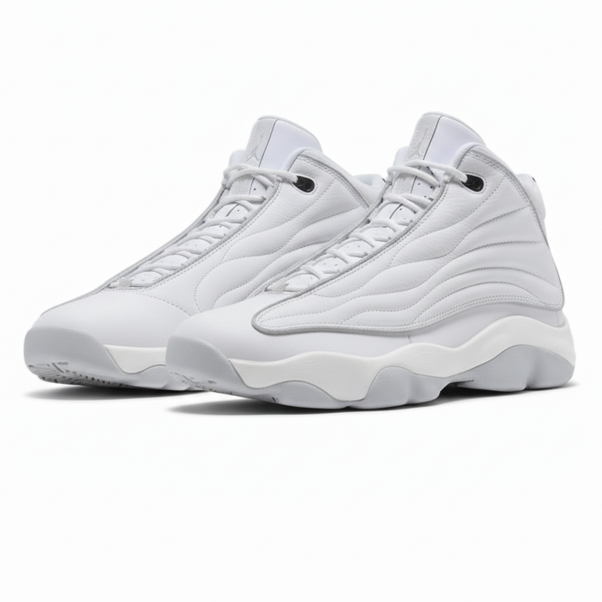 Nike Air Men’s Jordan Pro Strong “White Metallic Platinum” Sneakers