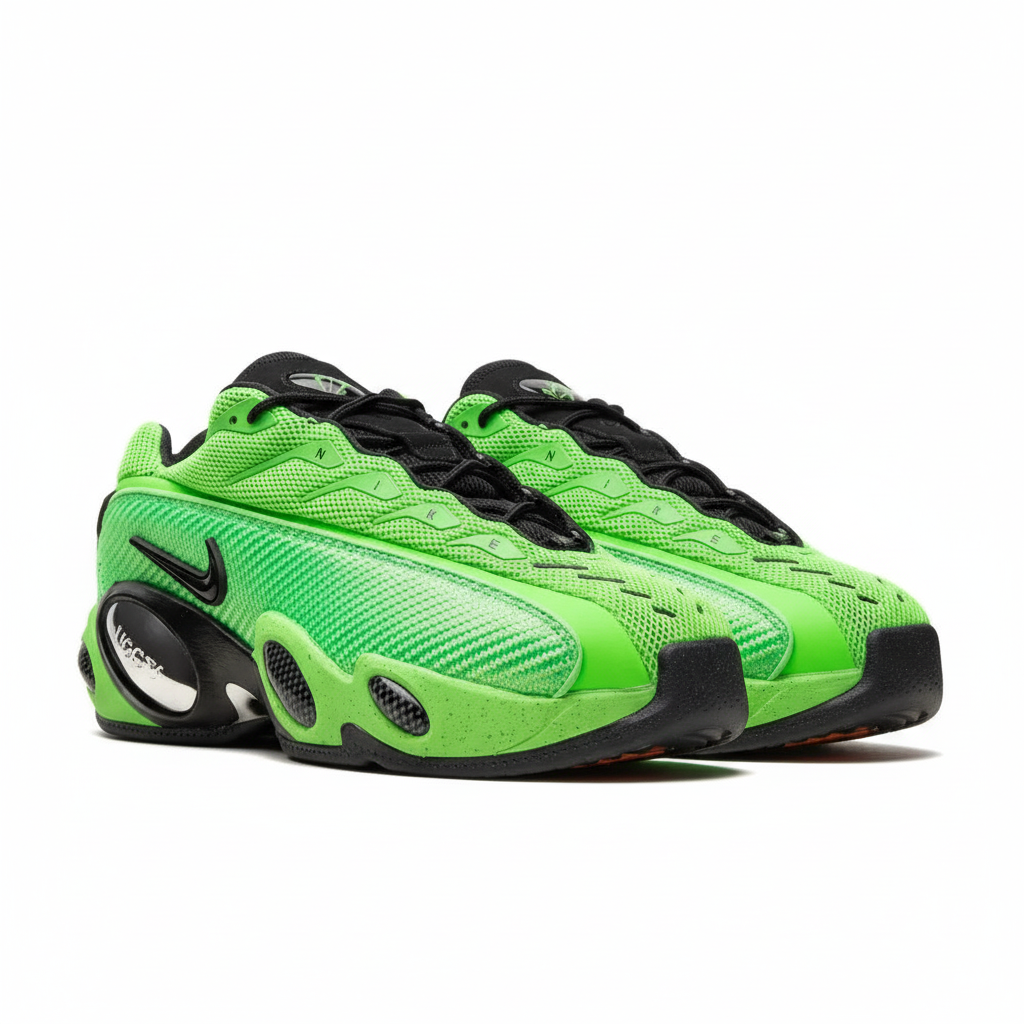 Nike x NOCTA Glide “Slime Green/Metallic Silver/Black”