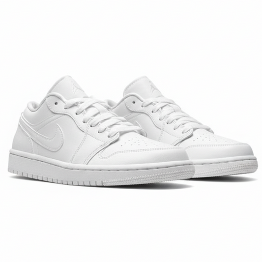 Air Jordan 1 Low "Triple White" Sneakers