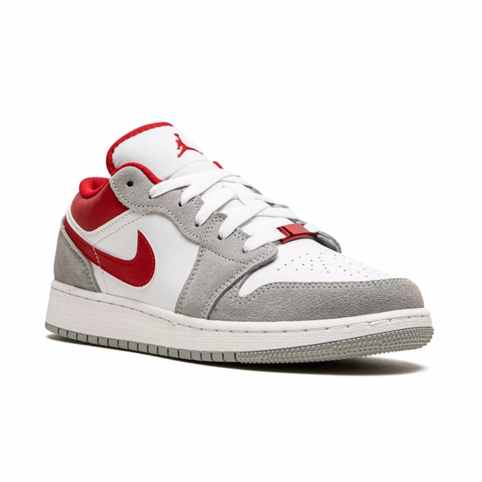 Nike Air Jordan 1 Low "Smoke Grey Gym Red" Sneakers