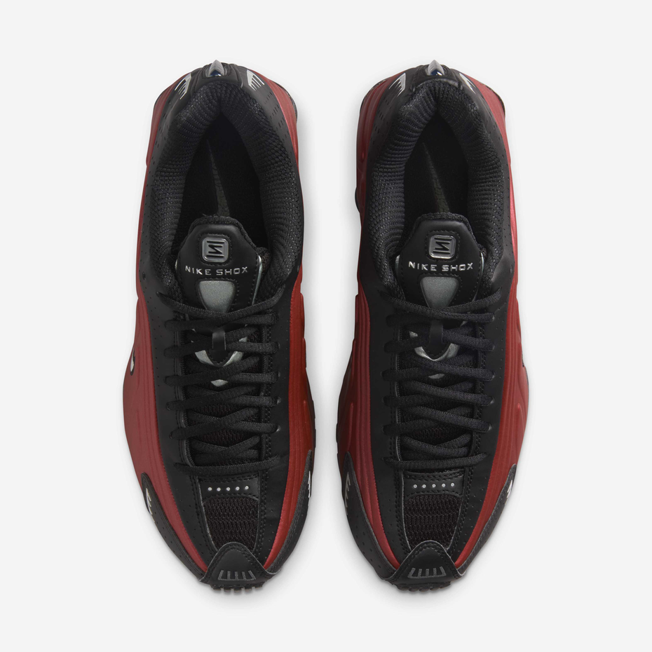 Nike Women's Shox R4 "Black/Metallic Silver/Team Red"