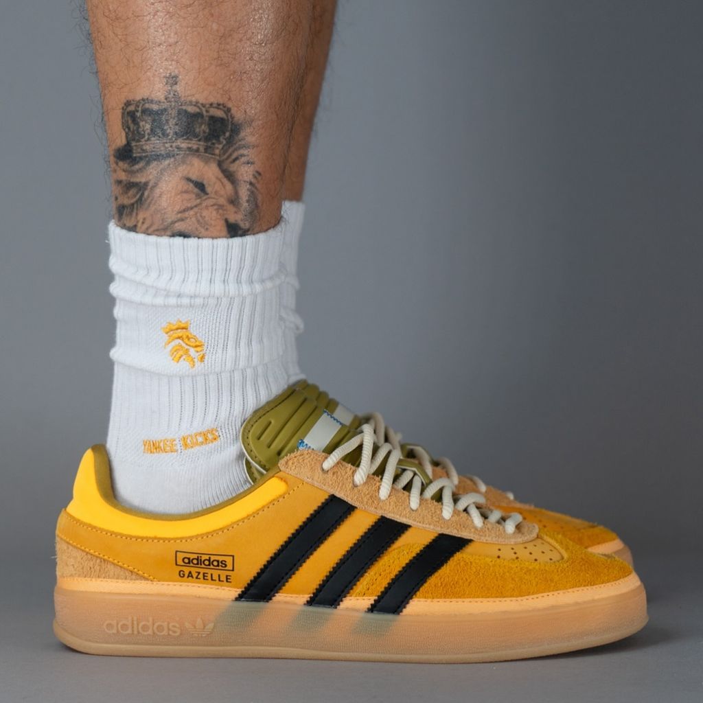 Bad Bunny x Adidas Gazelle Indoor "Sulfur" Sneakers
