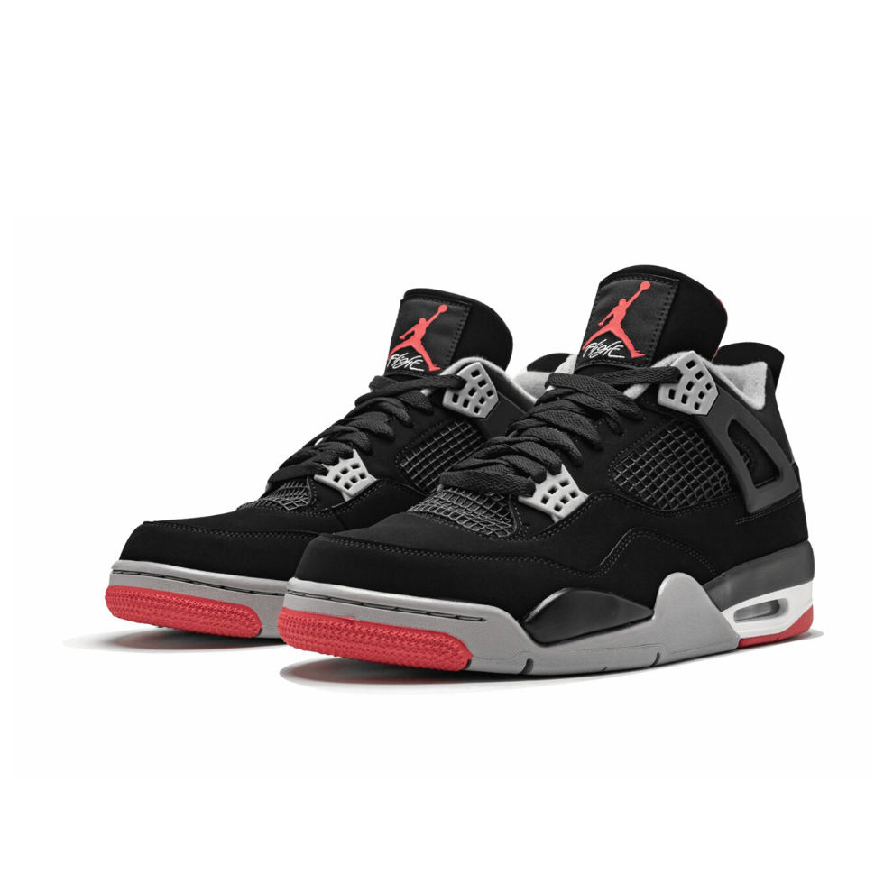 Nike Air Jordan 4 Retro "Bred" Sneakers