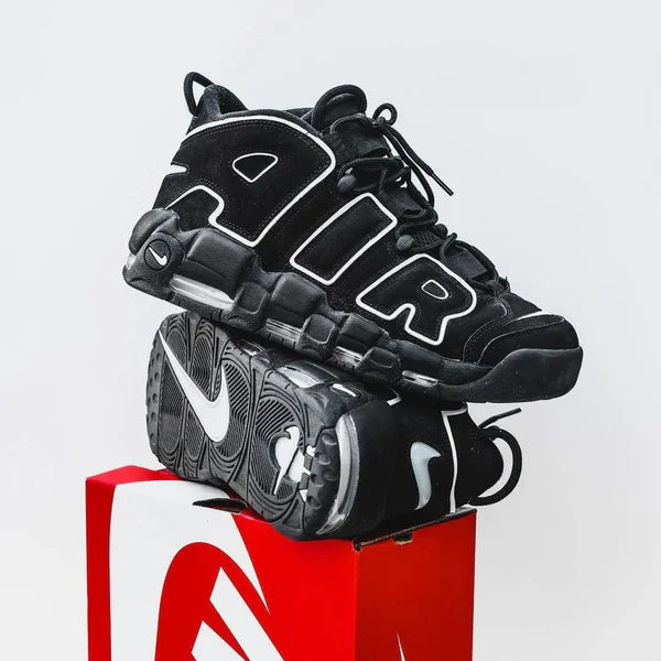 Nike Air More Uptempo - Black White Prestige Stride
