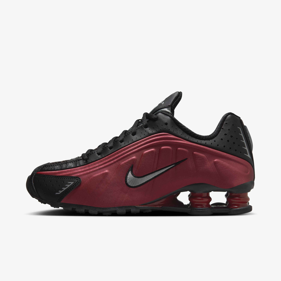 Nike Women's Shox R4 "Black/Metallic Silver/Team Red"