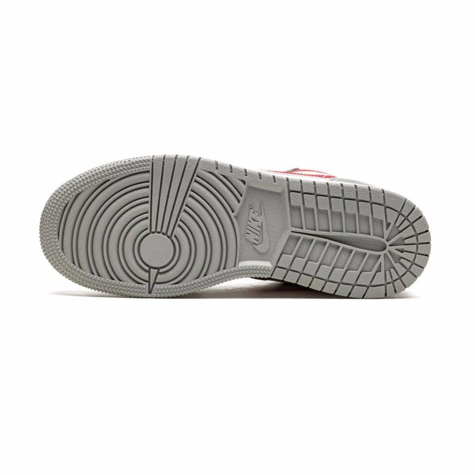 Nike Air Jordan 1 Low "Smoke Grey Gym Red" Sneakers