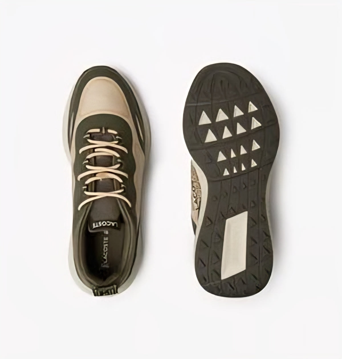 Lacoste Mens Green Active 4851 Textile Trainers