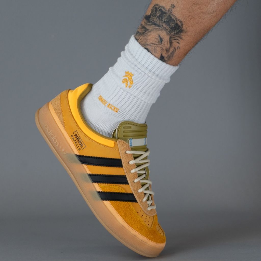 Bad Bunny x Adidas Gazelle Indoor "Sulfur" Sneakers