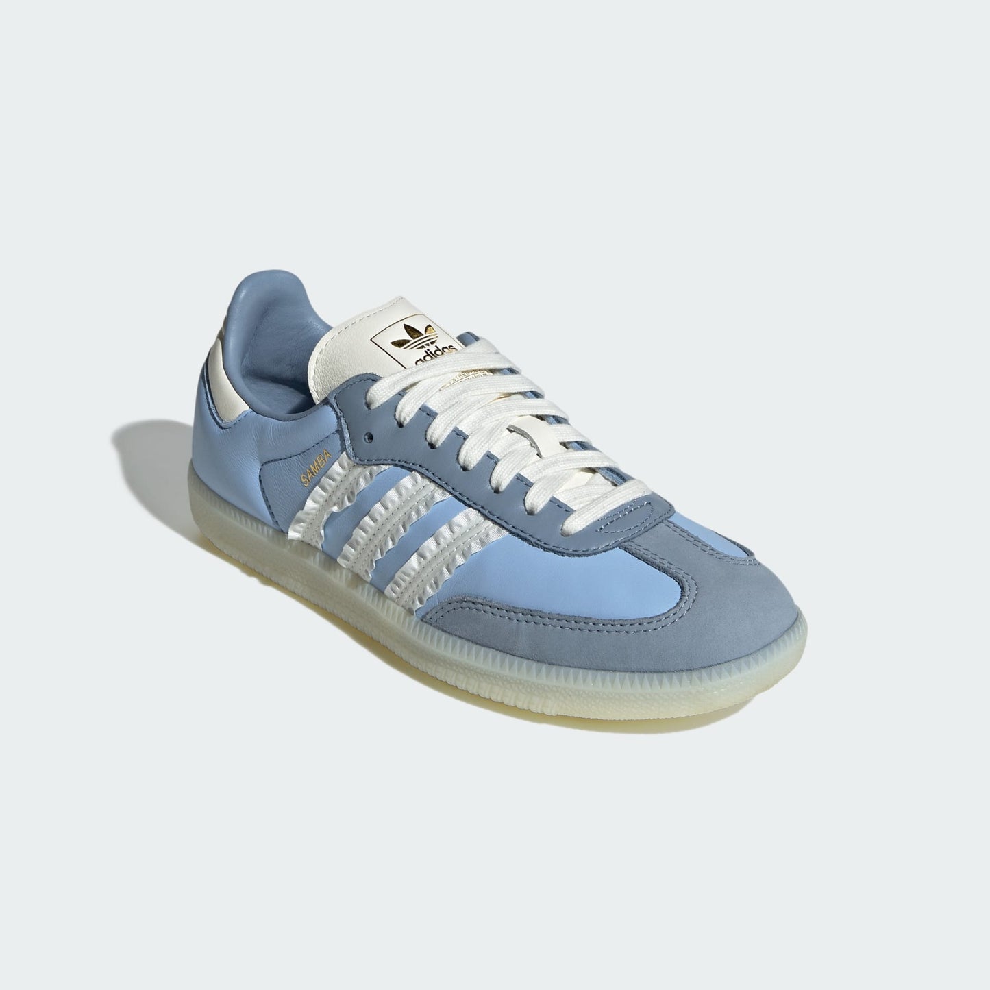 Adidas Samba OG “Ruffle Stripes” Clear Sky/Tactile Blue/Off White