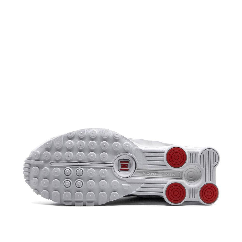 Nike Shox R4 “White – Metallic Silver” Sneaker