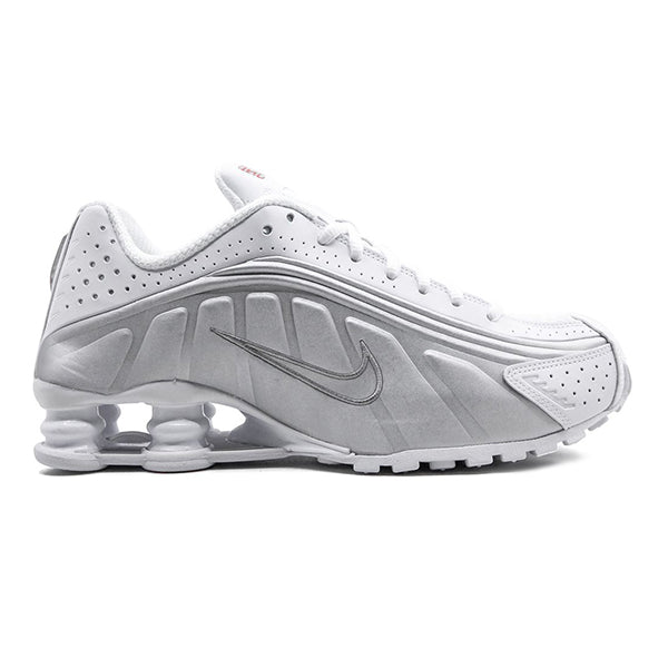 Nike Shox R4 “White – Metallic Silver” Sneaker
