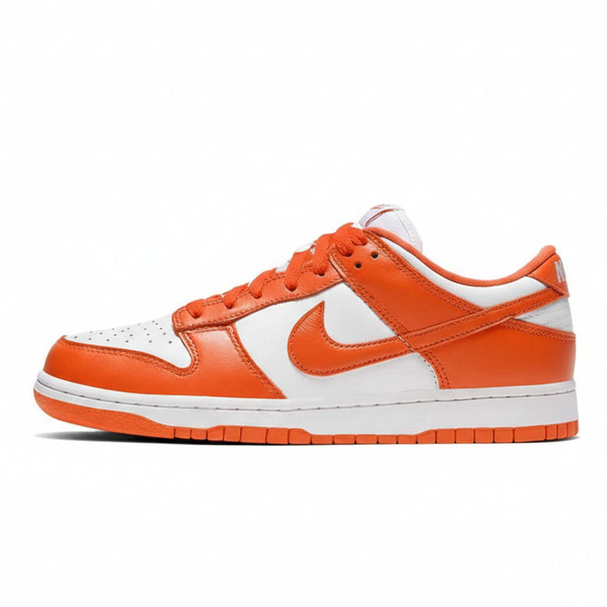 1x Nike Orange Dunk Low & 1x Nike Airforce 1 White Sneaker - Combo Deal