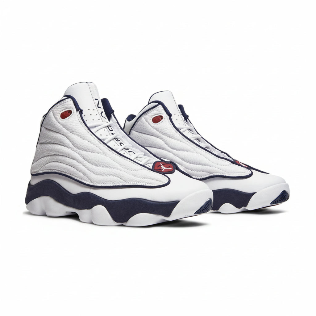 Nike Air Jordan Pro Strong White “Midnight Navy” Basketball Sneakers Prestige Stride