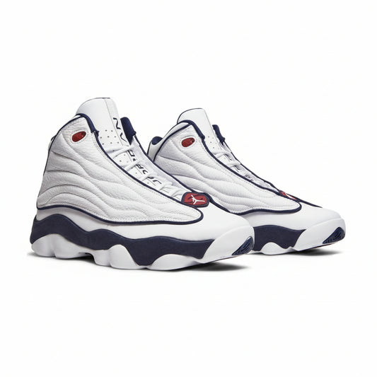 Nike Air Jordan Pro Strong White “Midnight Navy” Basketball Sneakers Prestige Stride