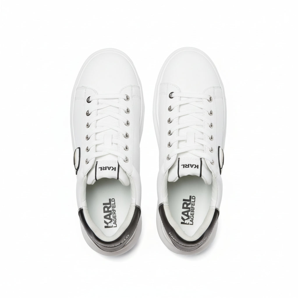Karl Lagerfeld
Ikon NFT Kapri White Leather Sneakers