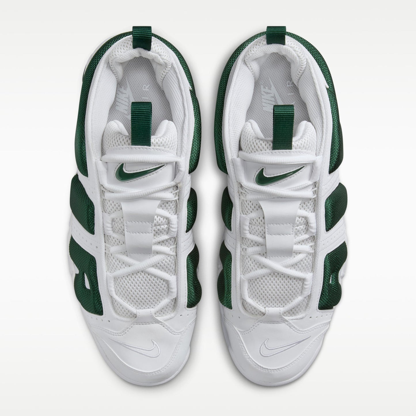 Nike Air More Uptempo Low Sneakers "White and Fir"