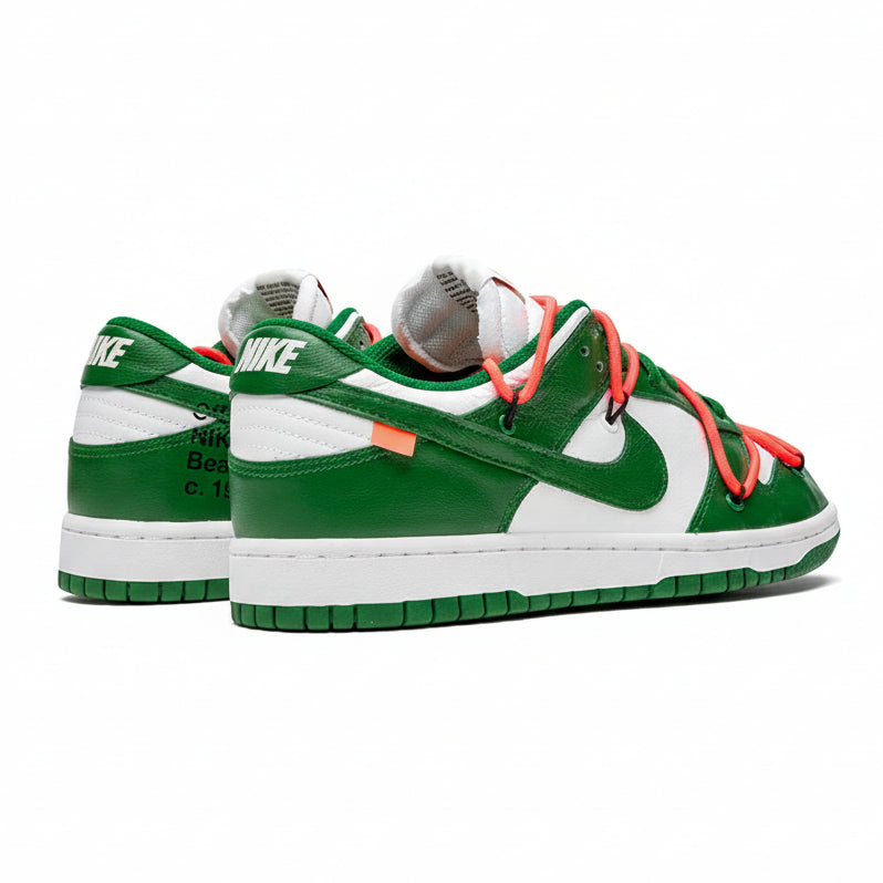 Nike X Off-White Dunk Low "Pine Green" Sneakers