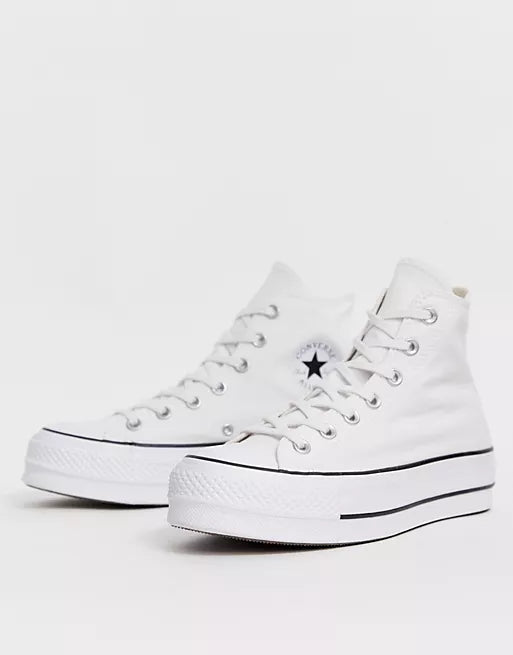 Converse Lift Canvas Hi Platform - White Prestige Stride