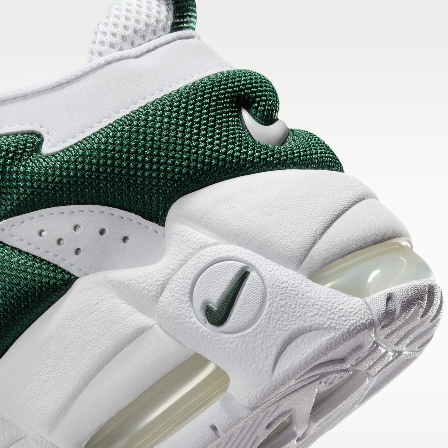 Nike Air More Uptempo Low Sneakers "White and Fir"