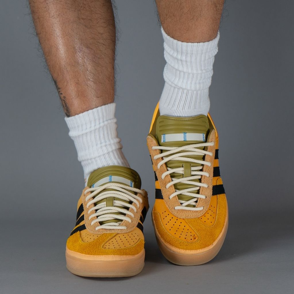 Bad Bunny x Adidas Gazelle Indoor "Sulfur" Sneakers