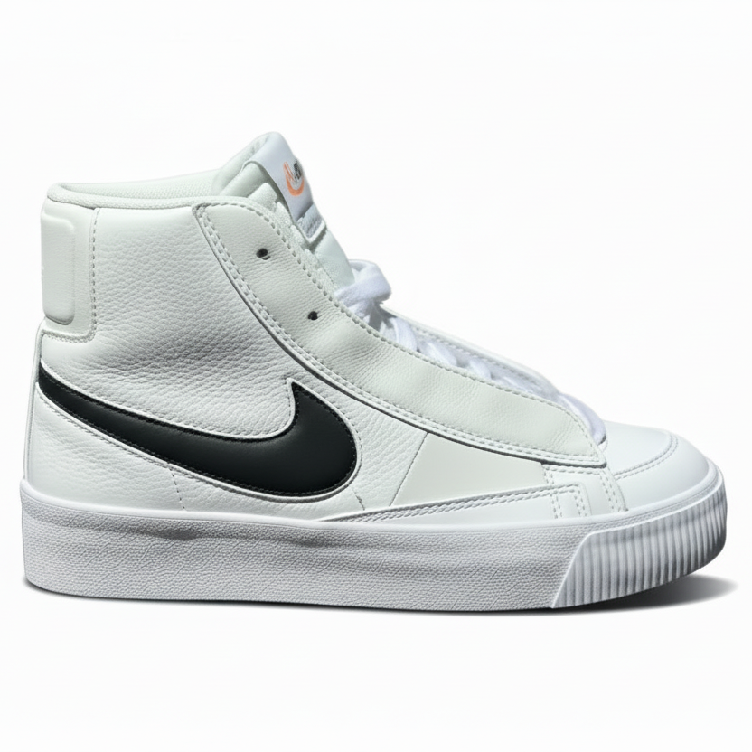 Nike Blazer Mid Victory Women's Sneakers White & Black Swoosh.