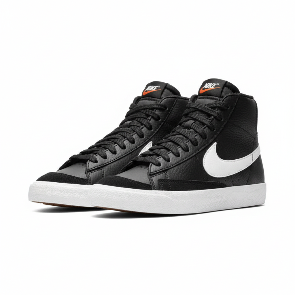 Nike Blazer Mid Victory Women's Shoes Black & White.