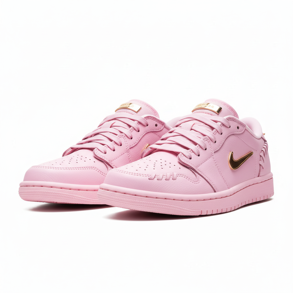 Nike Air Jordan 1 Low Pink Sneakers