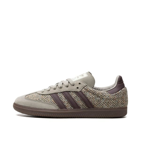 Adidas Samba OG Tweed Pack "Wonder Beige/Shadow Brown/Wonder White" Sneakers