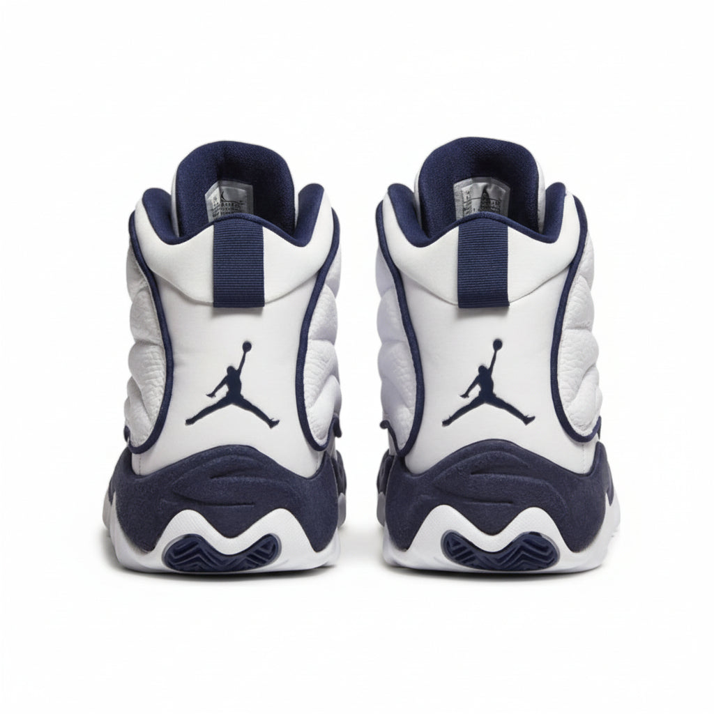 Nike Air Jordan Pro Strong White “Midnight Navy” Basketball Sneakers Prestige Stride