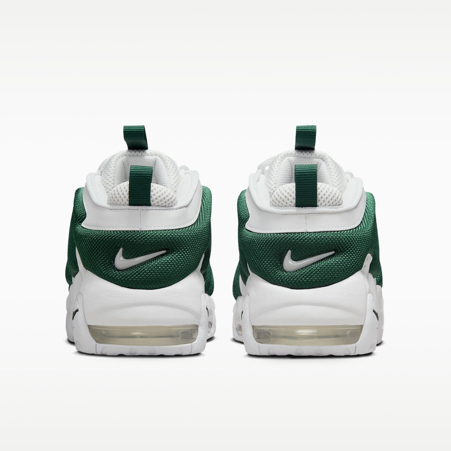 Nike Air More Uptempo Low Sneakers "White and Fir"