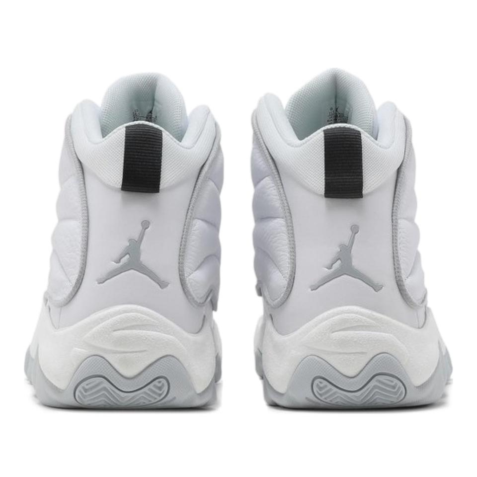 Nike Air Men’s Jordan Pro Strong “White Metallic Platinum” Sneakers Prestige Stride