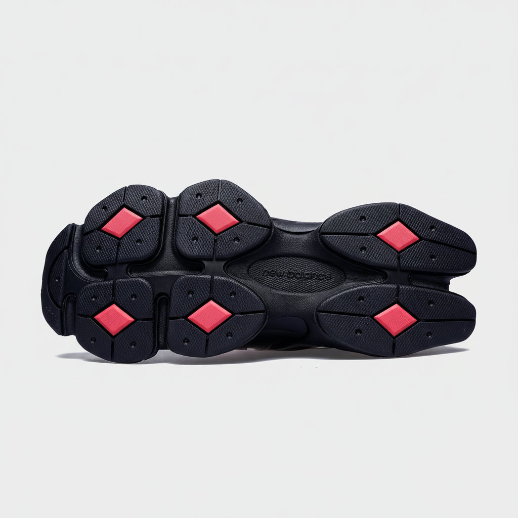 New Balance 9060 "Black Red" Patent Sneaker