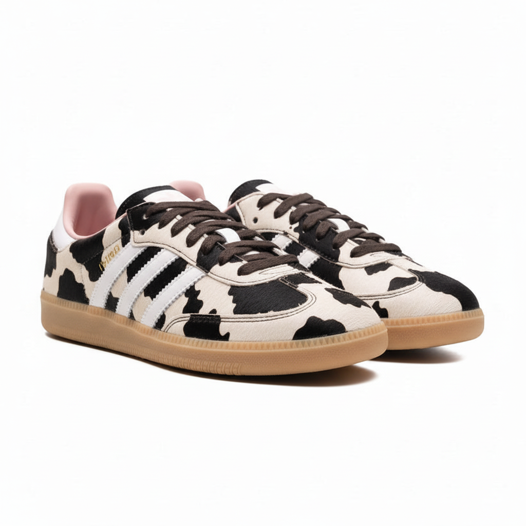 Adidas Samba OG "Cow Print" Sneakers