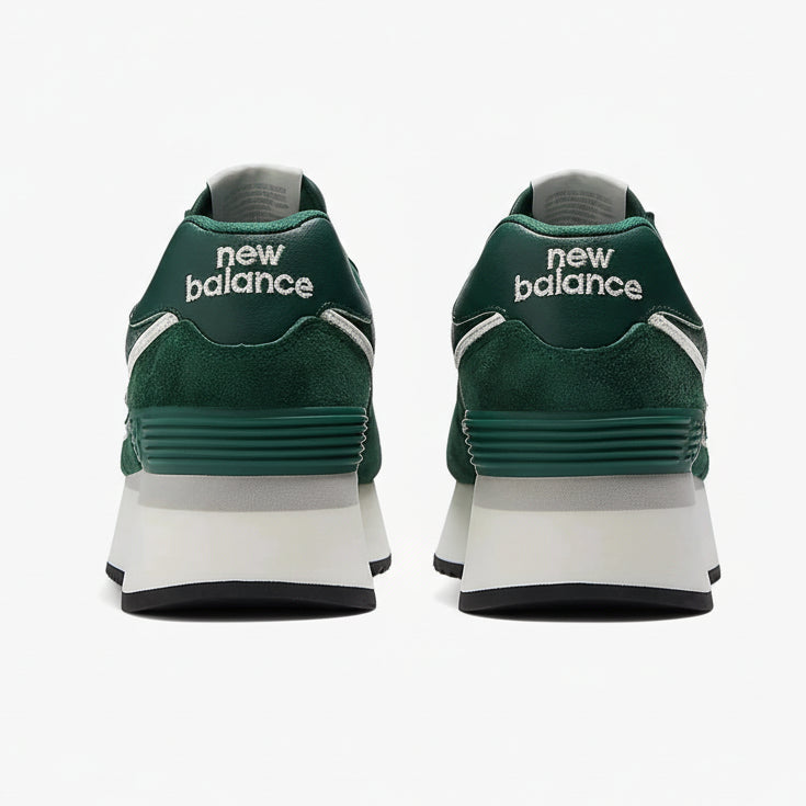 New Balance 574 Platform Sneakers Green/white.