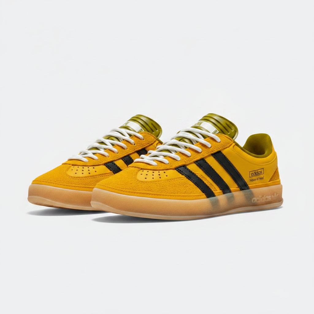 Bad Bunny x Adidas Gazelle Indoor "Sulfur" Sneakers
