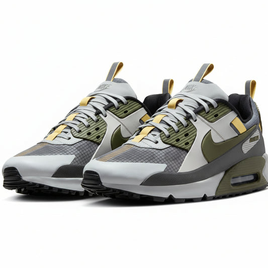 Nike Air Max 90 Drift Sneakers – Light Smoke Grey & Cargo Khaki