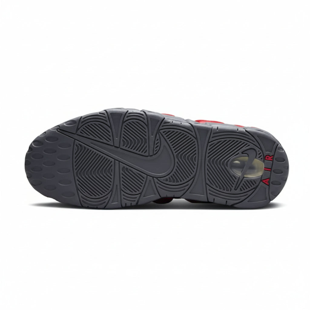 Nike Air More Uptempo Low "Dark Grey/Light Crimson"