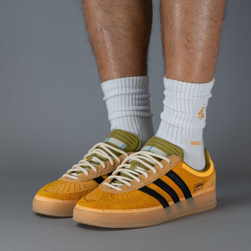Bad Bunny x Adidas Gazelle Indoor "Sulfur" Sneakers